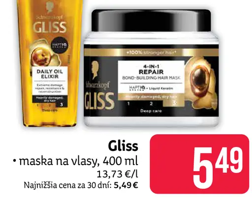 Gliss maska na vlasy