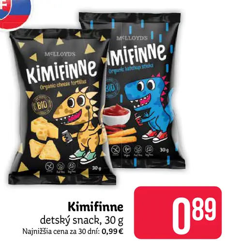 Kimifinne detský snack