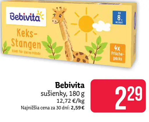 Bebivita Keks-Stangen sušienky