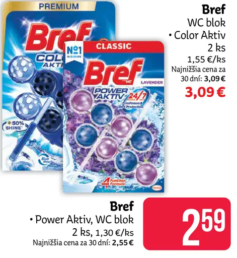 Bref Power Aktiv WC blok
