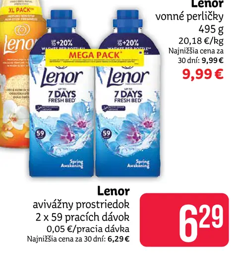 Lenor avivážny prostriedok 7 Days