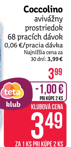 Coccolino avivážny prostriedok