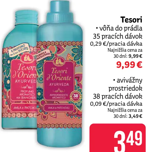 Tesori d'Oriente avivážny prostriedok