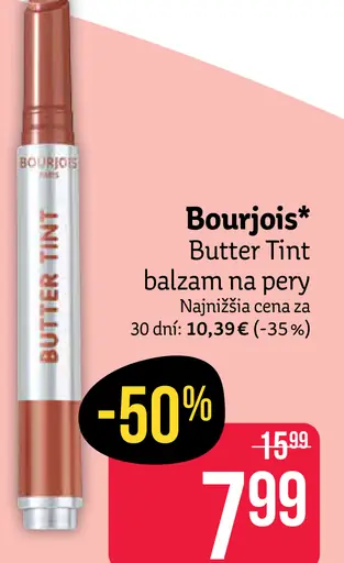 Bourjois Butter Tint balzam na pery