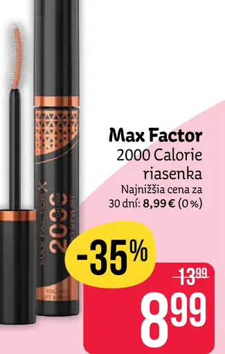 Max Factor 2000 Calorie riasenka