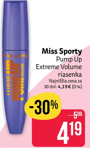 Miss Sporty Pump Up Extreme Volume riasenka