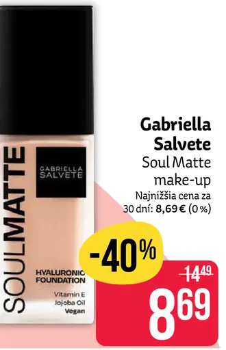 Gabriella Salvete Soul Matte make-up
