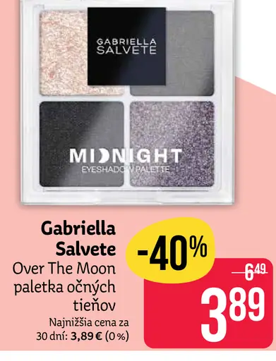 Gabriella Salvete Over the Moon paletka očných tieňov