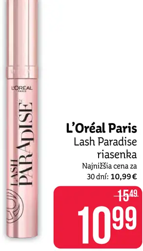 L’Oréal Paris Lash Paradise špirála na riasy