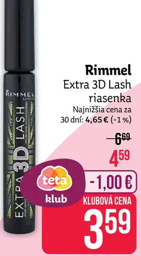 Rimmel Extra 3D Lash špirála na riasy