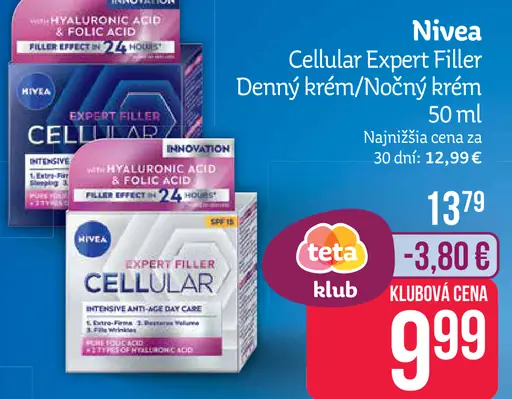 Nivea Cellular Expert Filler Nočný krém