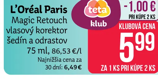 L'Oréal Paris Magic Retouch vlasový korektor
