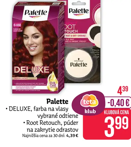 Palette DELUXE farba na vlasy