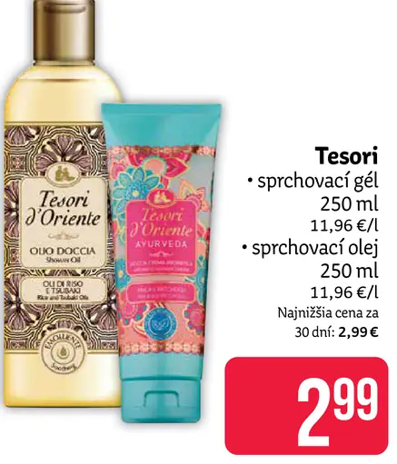 Tesori sprchovací gél