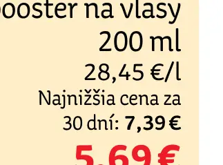 Dixi ŽIHĽAVA KOFEÍN booster na vlasy
