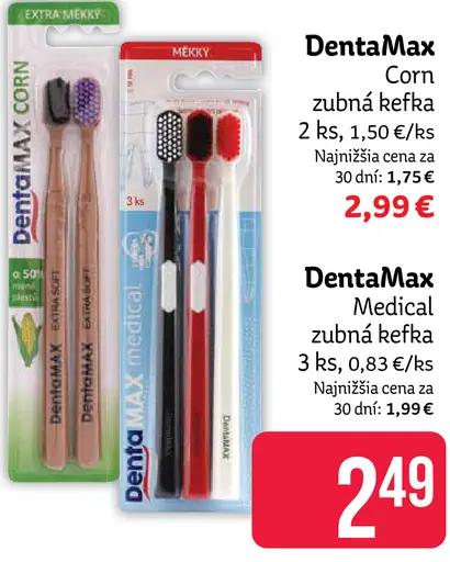 DentaMax Corn zubná kefka