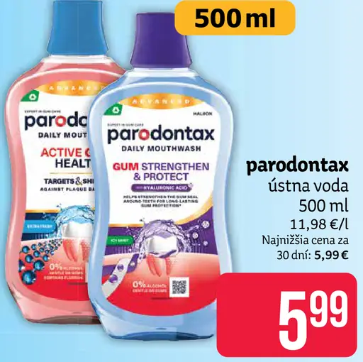 Parodontax ústna voda