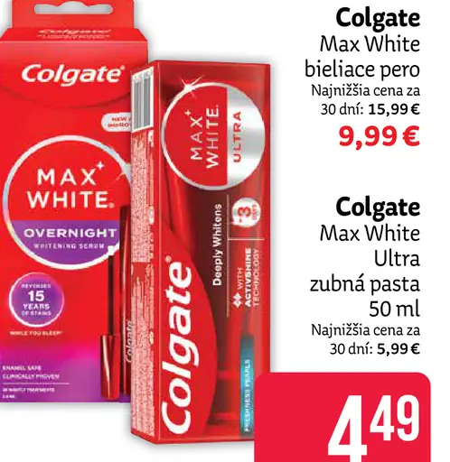 Colgate zubná pasta Max White Ultra