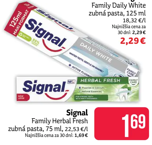 Signal Family Care Herbal Fresh zubná pasta