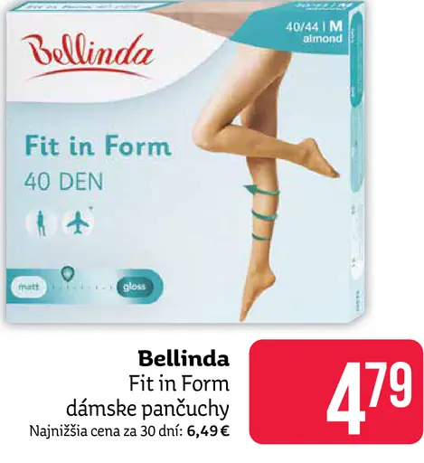 Bellinda Fit in Form dámske pančuchy 40 DEN