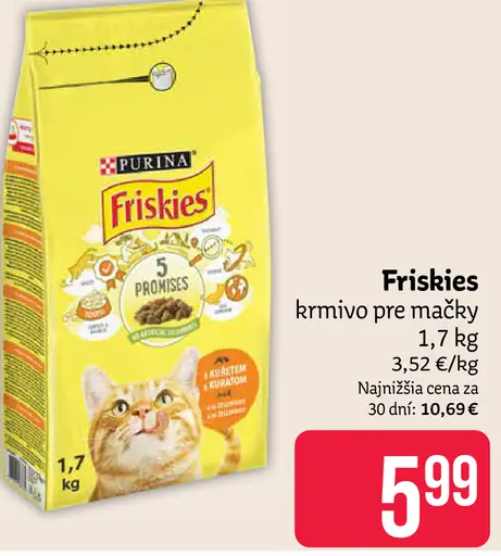 Friskies krmivo pre mačky