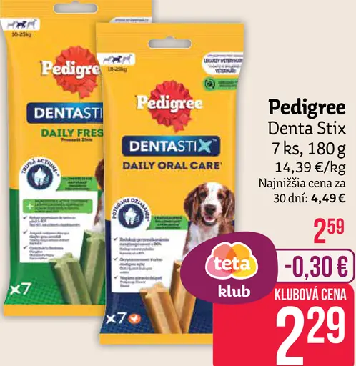 Pedigree Denta Stix Small pochúťka pre psy