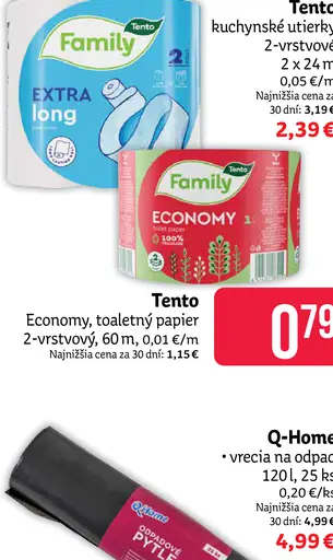 Tento Family Economy toaletný papier