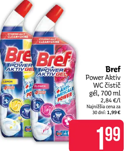 Bref Power Aktiv WC čistiaci gél
