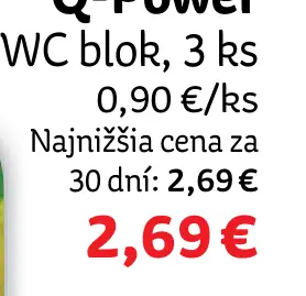 Q-Power WC blok bodový