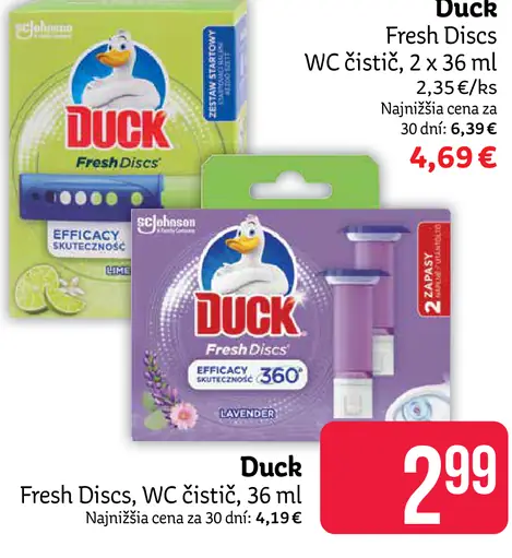 Duck Fresh Discs WC čistič