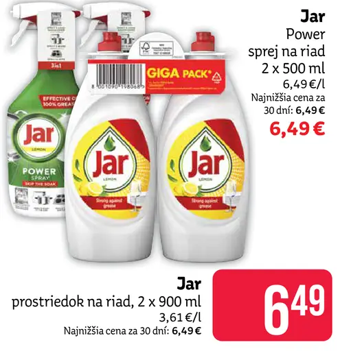 Jar Power sprej na riad