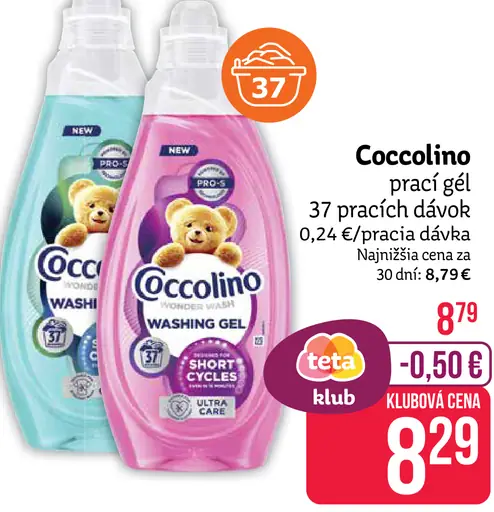 Coccolino prací gél