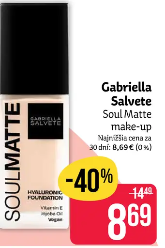Gabriella Salvete Soul Matte make-up
