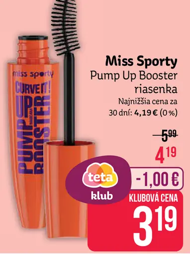 Miss Sporty Pump Up Booster riasenka