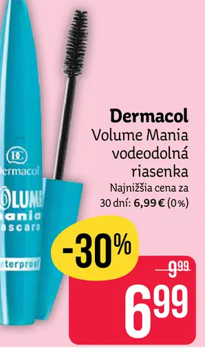 Dermacol Volume Mania vodeodolná riasenka