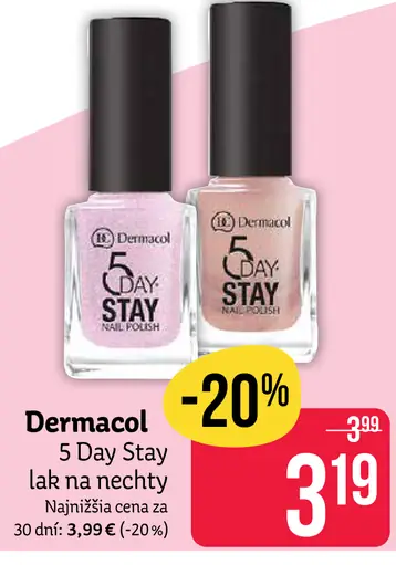 Dermacol 5 Day Stay lak na nechty