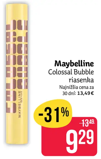 Maybelline Colossal Bubble riasenka