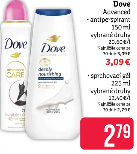 Dove Advanced antiperspirant sprej