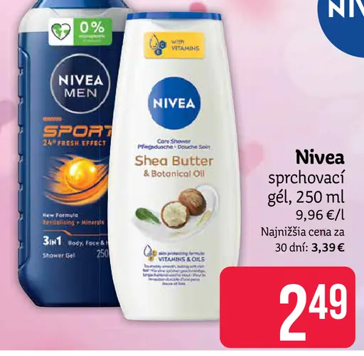 Nivea sprchovací gél