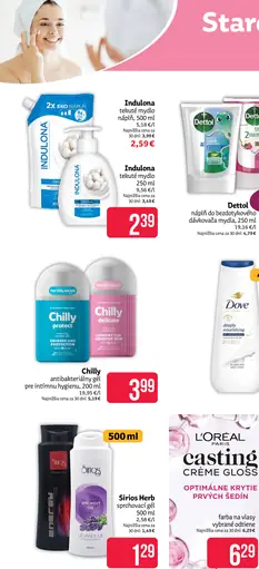 Indulona tekuté mydlo náplň