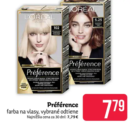 L'Oréal Paris Préférence farba na vlasy