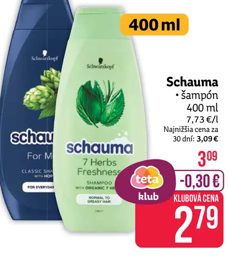 Schauma 7 Herbs Freshness šampón