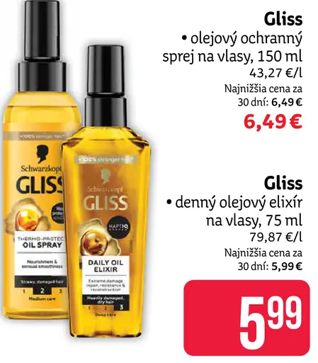 Gliss olejový elixír na vlasy