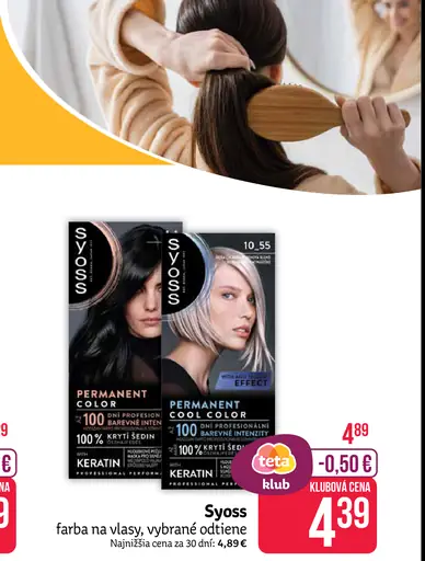 Syoss farba na vlasy rôzne odtiene