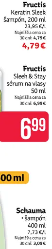 Fructis Sleek & Stay sérum na vlasy
