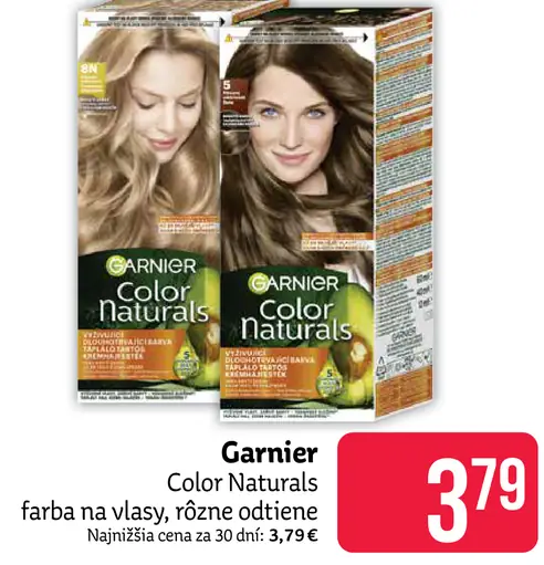 Farba na vlasy Color Naturals rôzne odtiene Garnier
