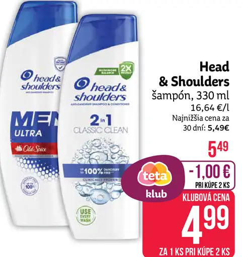 Head & Shoulders šampón