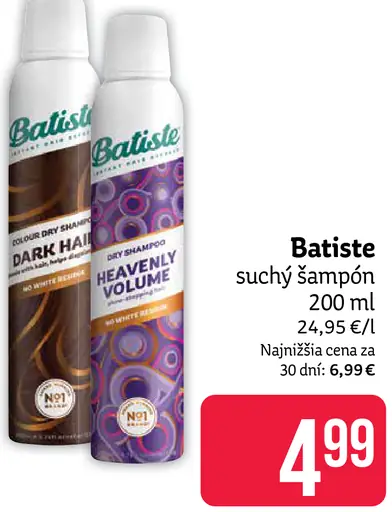 Batiste suchý šampón