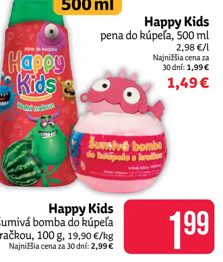 Happy Kids pena do kúpeľa