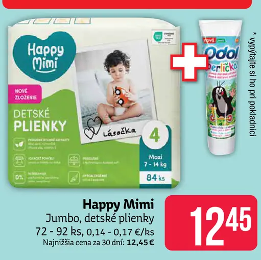 Happy Mimi Jumbo detské plienky